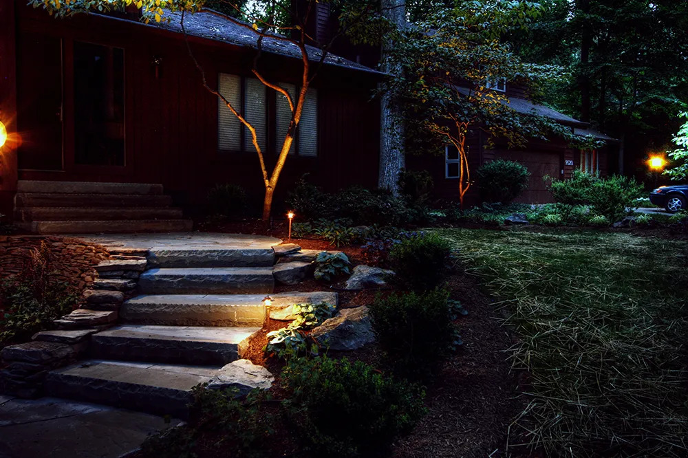 4 Reasons To Install Landscape Lighting This Winter Carroll Landscaping Inc 7492